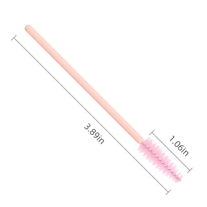 Mascara Wand, Spoolie, Disposable Lash Spoolie 50 Pcs Per Bag