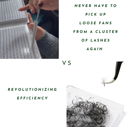 10D Promade Fans - XXL Box | Volume 1200 Fans | Premade volume fans for professional eyelash extension